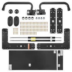 VEVOR Schrankbettfedern Mechanismus 1525 x 2090 x 1550 mm, Murphy-Bett-Bausatz, Deluxe, DIY-Bausatz mechanische Hardware für Wandbetten, pneumatische Hebel-Bettstütze, Klappschrank-Wandbett
