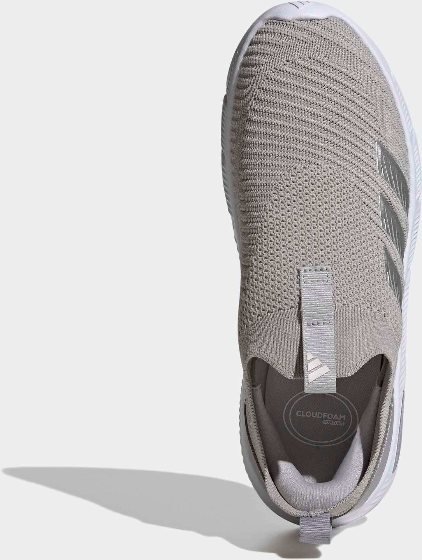 Walkingschuh ADIDAS SPORTSWEAR "CLOUDFOAM FLEX", Damen, Gr. 43, beige (grau two, silber metallic, glory grau), Textil, Schuhe Walkingschuh grau two, silber metallic, glory grau 43