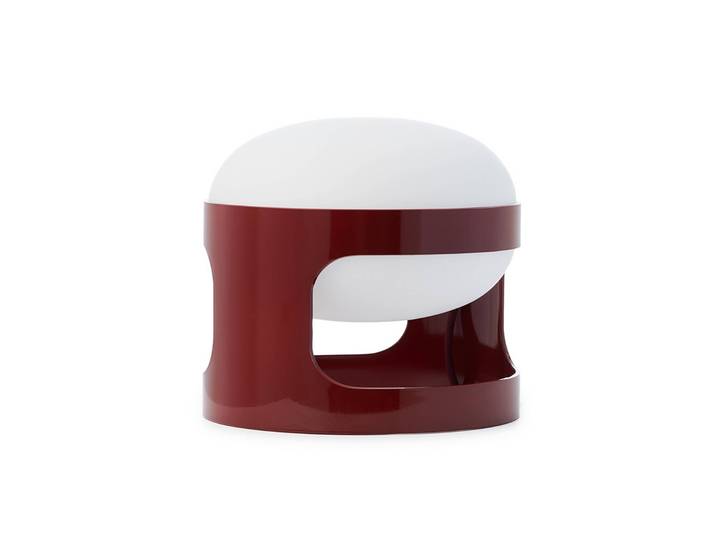 Kartell LED Tischlampe K28, rot, für Wohn- / Esszimmer, Kunststoff, Design, LED Tischlampe