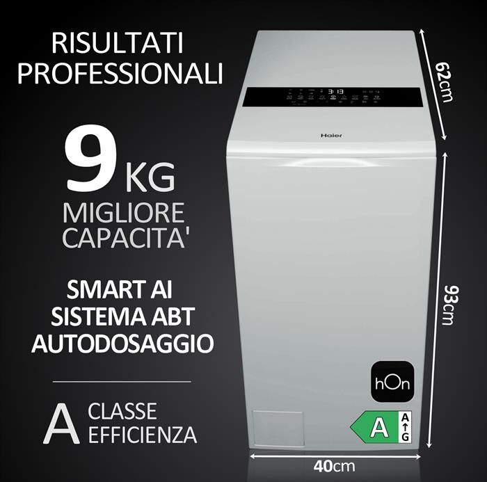 HAIER Lavatrice Hw90-bpd13386u-s 9 Kg Classe A-white