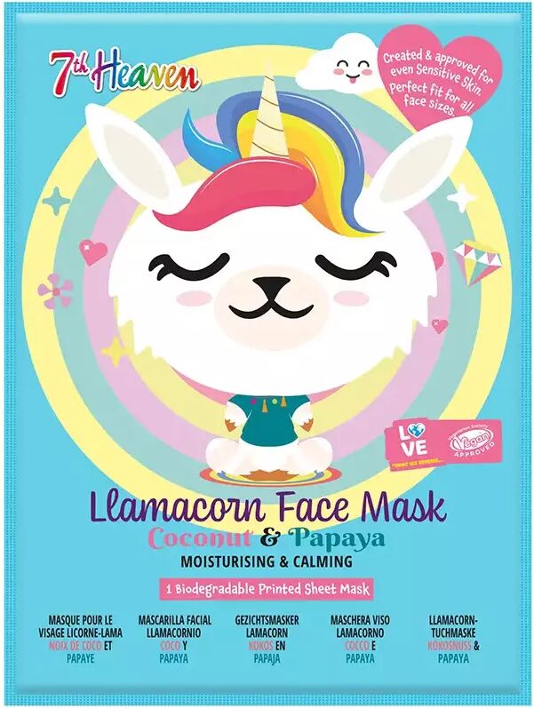 7th Heaven Llamacorn Face Mask