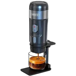 HiBREW H4A Tragbare Kaffeemaschine, Kaffeebereiter, Schwarz