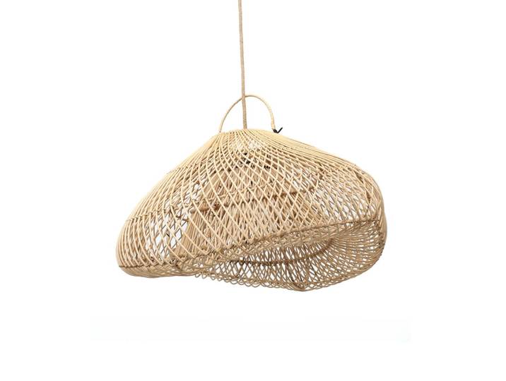 Suspension rotin marron 60x60x35cm