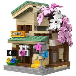 JAMARA-402972 CaDA Mini Kittys Lebensmittelladen 1:65 Bricks