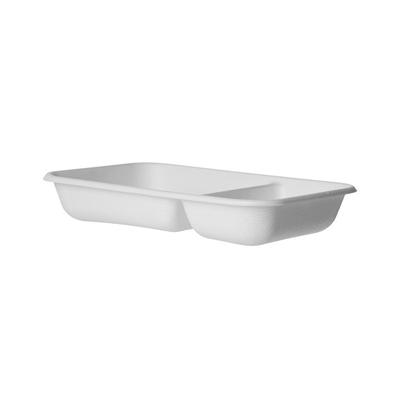 MONOUSO - Ökologische Verpackung Weiß 2G 710ml 21,5x14,0x4,0 cm (400 Stück)