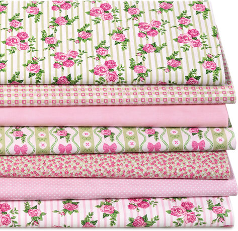 Patchwork- und Quiltpaket "Rosenzauber", weiß-color