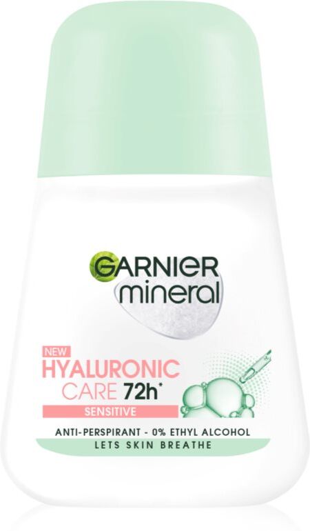 Garnier Mineral Hyaluronic Care Antitranspirant-Deoroller 72h 50 ml