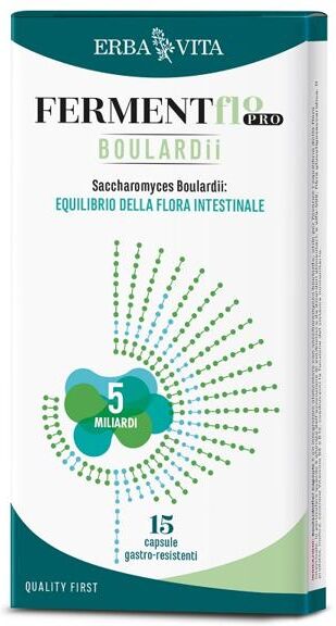 Erba Vita Fermentflor Pro Boulardii Probiotico Intestinale 15 Capsule