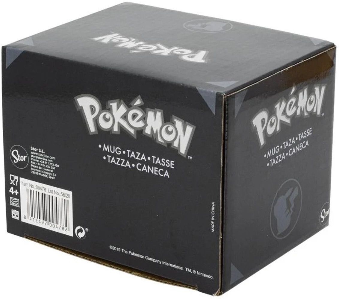 Pokemon Pikachu Happy-Sad Valkoinen Muki 380ml Stor