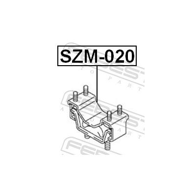 FEBEST Lagerung, Motor SZM-020 hinten für Suzuki