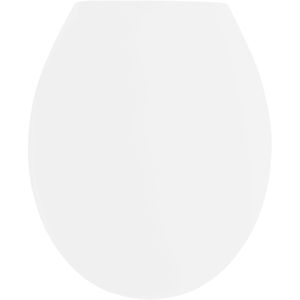 Cornat WC-Sitz Palu, oval, aus Themoplast, mit Kunststoffscharnier, weiß