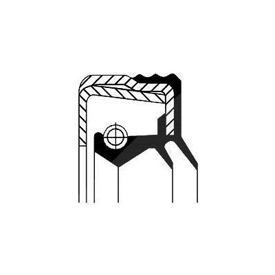 Corteco Wellendichtring, Differential ERSTAUSRÜSTERQUALITÄT [Hersteller-Nr. 12015505B]
