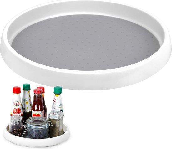 Antislip draaitafel wit, Diameter: 30 cm