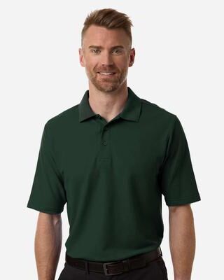 CORE365 CE106 Men's Resolve CVC Performance Pique Polo Shirt in Forest Green size 5XL   60/40 cotton/polyester
