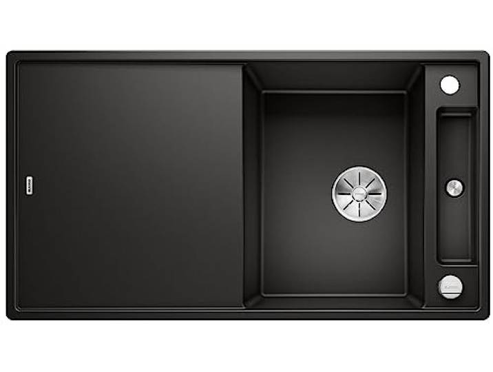 BLANCO AXIA III 5 S Granitspüle aus SILGRANIT schwarz mit