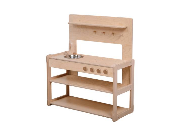 WOOD & LUCK WAL2081-N Spielzeugküche Natur