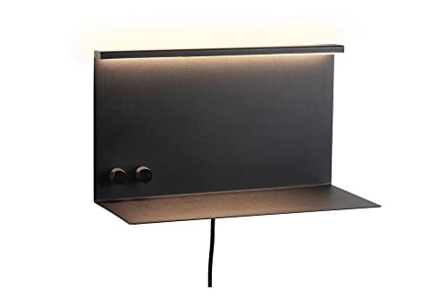 Paulmann Jarina LED wandlamp zwart, dimbaar, warm wit