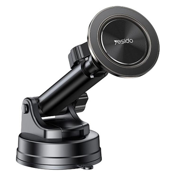 Yesido - Car Holder (C179) - for Dashboard, Star Ring Magnetic Design, 360, 15W, Zinc Alloy - Black (60989623)