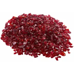 VEVOR Feuerglas, reflektierend, 4,5 kg, Feuerstelle Glas, 12-19mm Glassteine, zerkleinerte Feuerstelle Glasfelsen, Kaminglas, Feuerkristall, Feuerperle für Propangas-Feuerstelle Kamin, rot