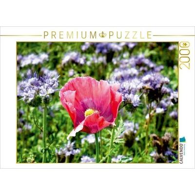 CALVENDO Puzzle Ein Motiv aus dem Kalender Traumhafte Mohnblüte 2000 Teile Puzzle quer | 2000 Teile Lege-Größe 90 × 67 cm Foto-Puzzle für glückliche