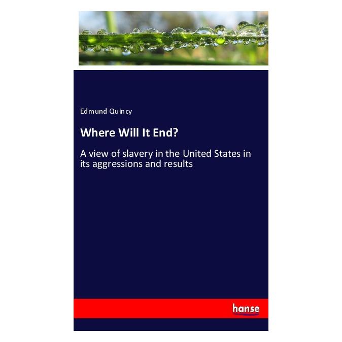 Hansebooks Where Will It End? (Englisch, Softcover, Edmund Quincy) (56205282)