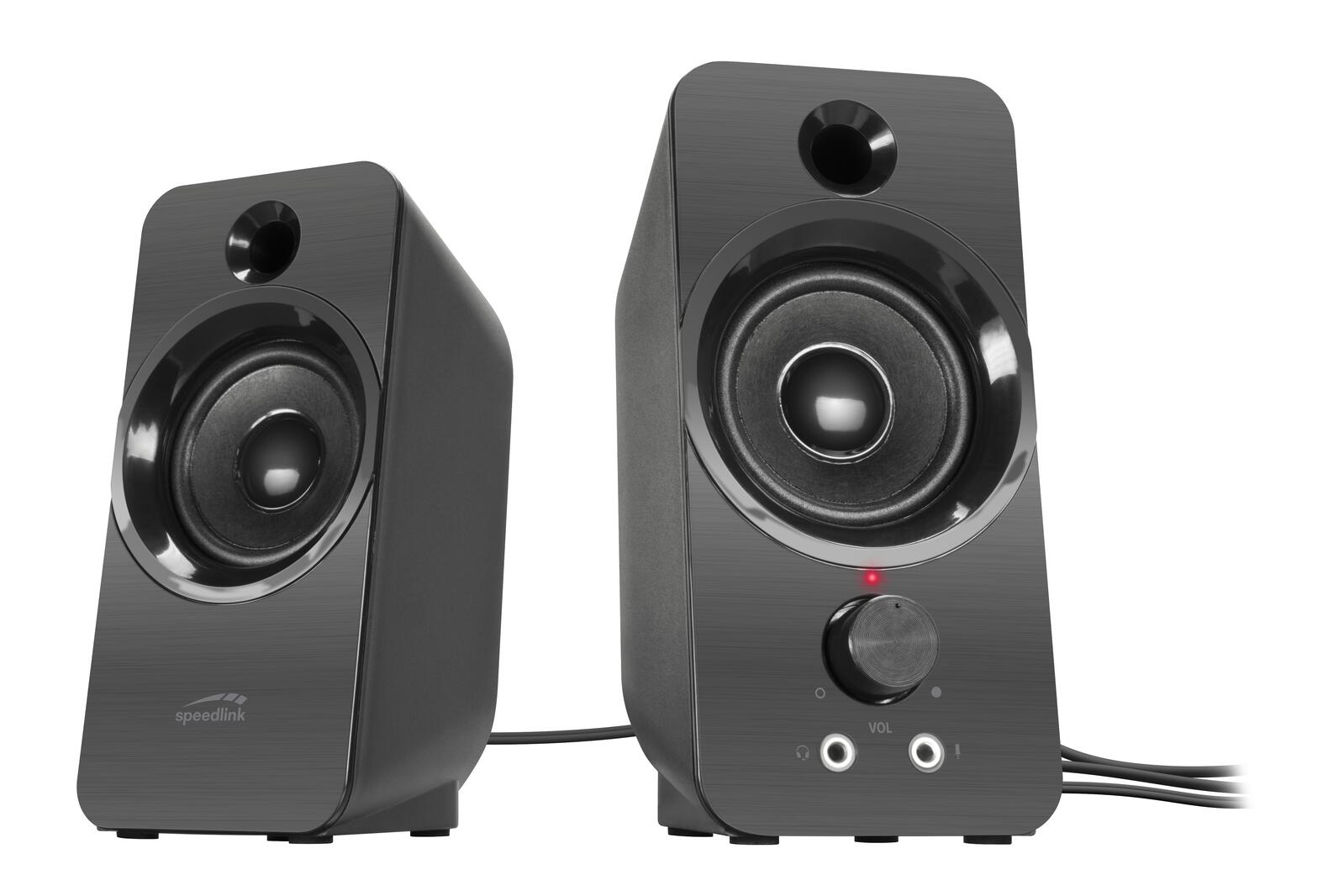 Speedlink DAROC Stereo Lautsprecher, schwarz SL-810005-BK