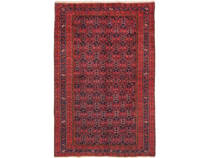 Hamadan Teppich 130x193 Handgeknüpft Orientteppich Perserteppich Wolle