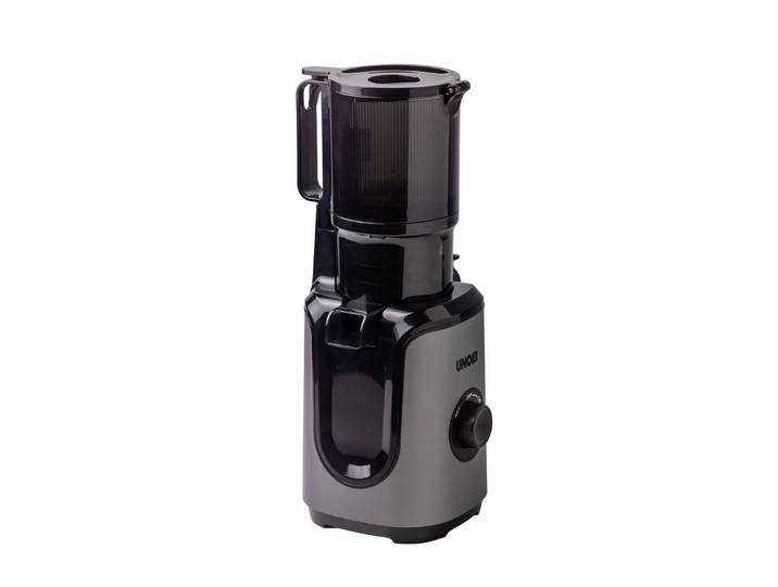 Unold Slow Juicer Sam, 300 W, vitaminschonendes Entsaften große Einfüllöffnung Anti-Tropf-Auslauf