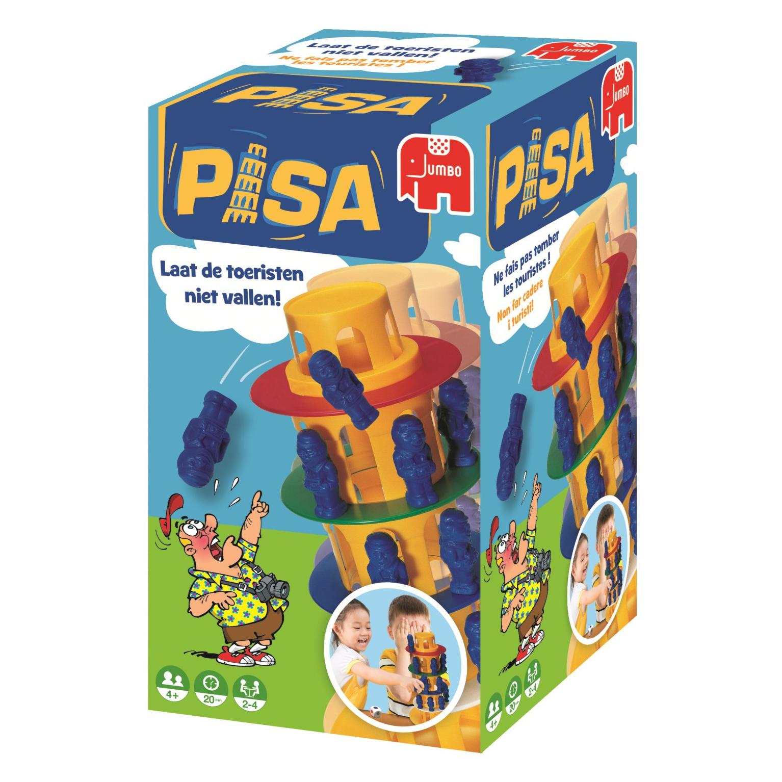Jumbo Pisa (Französisch, Italienisch, Niederländisch, Portugiesisch, Spanisch, 2 - 4 Spieler) (00108)