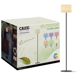 Calex, Gartenbeleuchtung, Solarenergie -Stehlampe Latina - wiederaufladbar - Solar - 150 cm - stehende Lampe für Aussense (200 lm, IP44)
