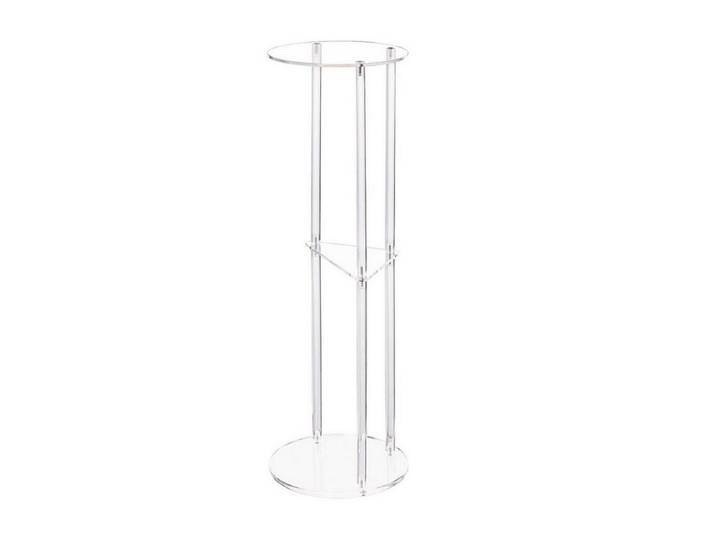 LuxusKollektion Beistelltisch Beistelltisch Acryl 3 Ebenen durchsichtig (1-St)
