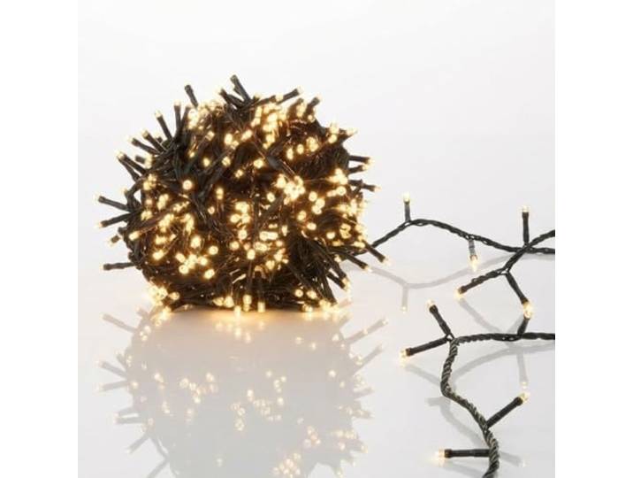 Spetebo Guirlande lumineuse LED avec puce et 8 fonctions – pour l'intérieur et l'extérieur – blanc extra chaud 14m - 700 LED