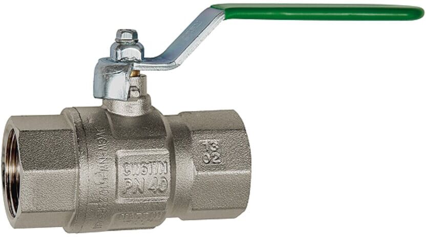 Riegler Trinkwasser-Kugelhahn, Handhebel, IG/IG, MS verchromt, Rp 1/4 (3350.701)