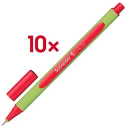 Schneider 10x Fineliner »Line-Up« 1910 rot
