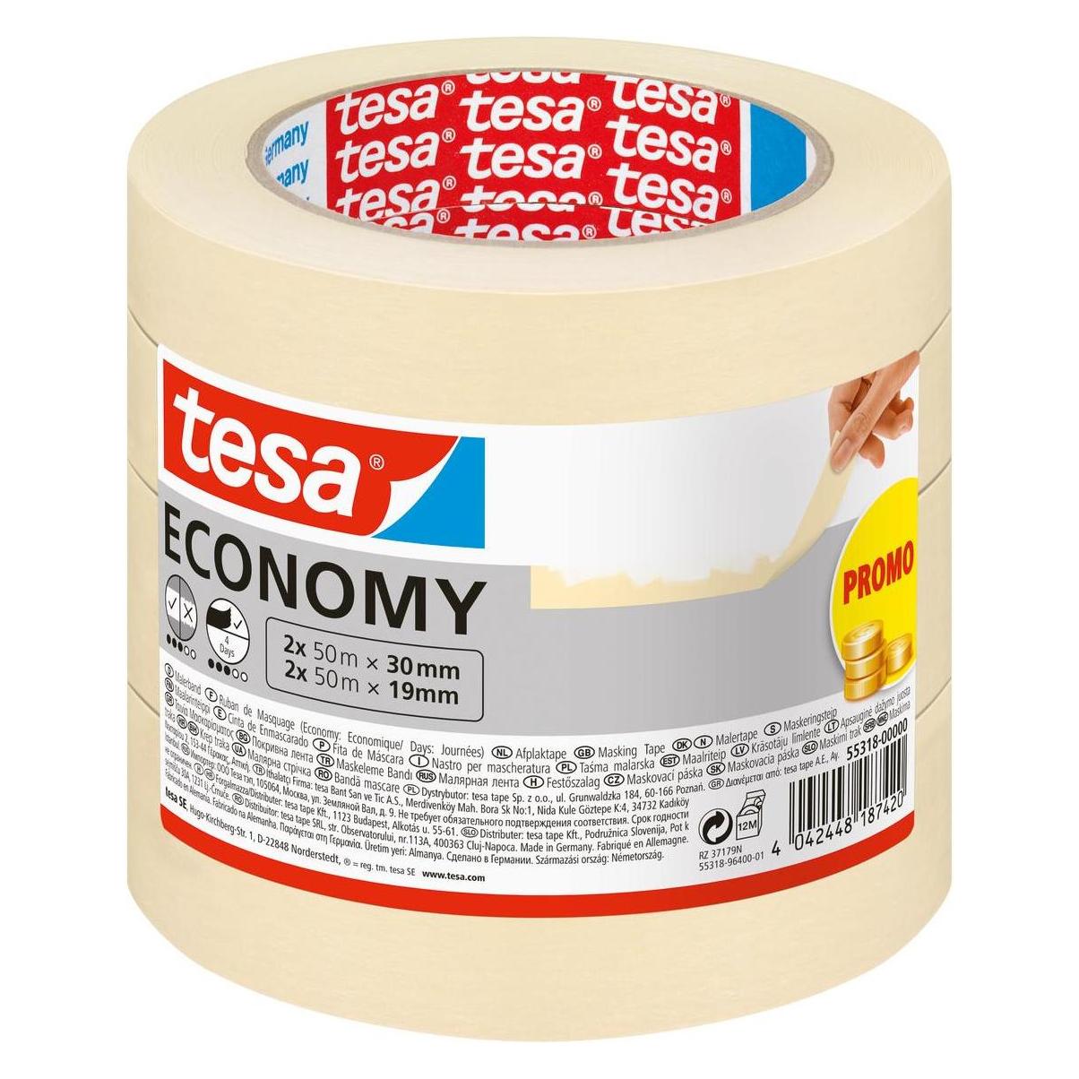 tesa 2x Malerband BASIC (30 mm) (55318-00000-04)