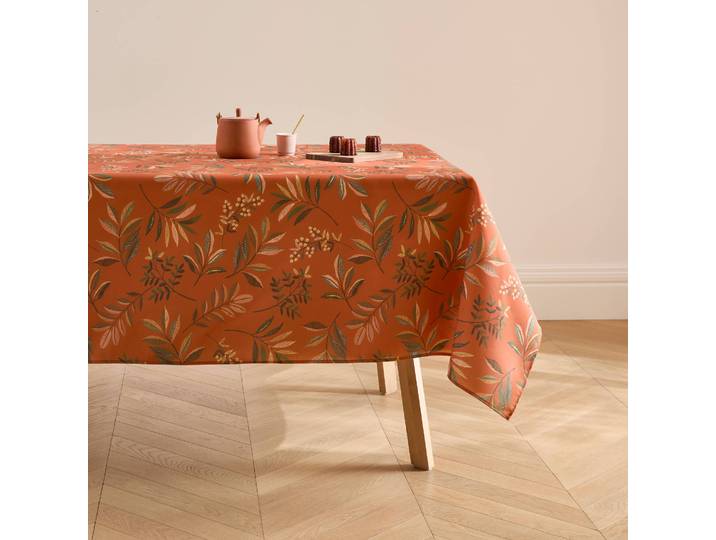 Nappe antitache imprimé végétal - Blancheporte