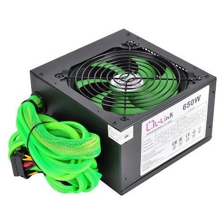 L-Link LL-PS-650 - 650 W - 200 - 240 V - 50 - 60 Hz - 3.5 - 5 A - 24-pin ATX - PC (650 W) (LL-PS-650)