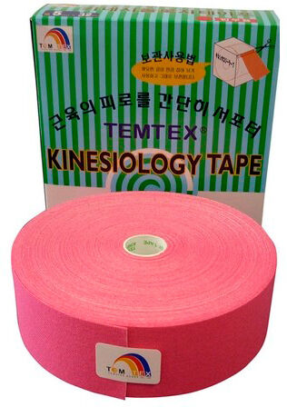 Banda neuromuscular Temtex 5cm X 32metros cor rosa