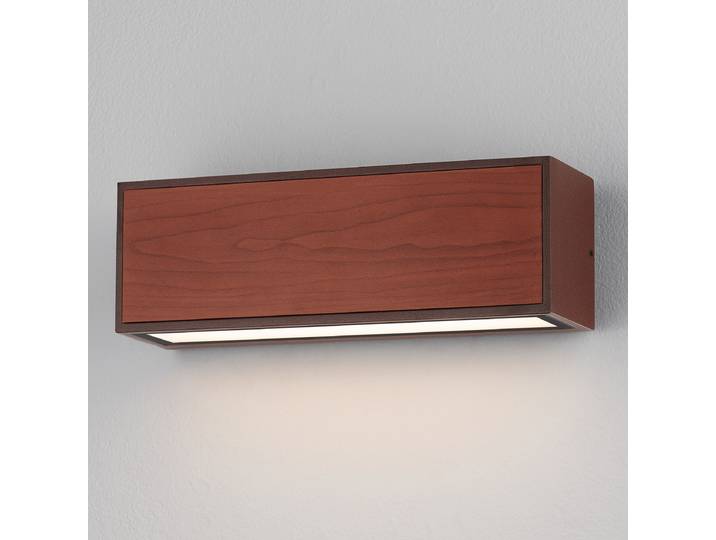 LED-Wandleuchte 26 x 9 x 9cm Braun/Braun