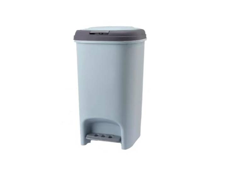 9bbhfJw4R Haushaltsmülleimer Küchenfuß-Mülleimer Mit Deckel, Papierkorb for Schlafzimmer, Büro(Blue,20l)