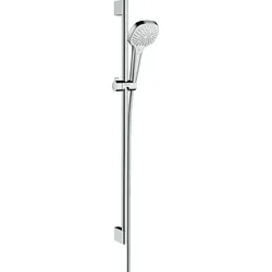 hansgrohe Croma Select E Brauseset Multi EcoSmart mit Brausestange 90 cm, weiß/ chrom, 26591400
