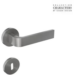 GRIFFWERK Rosettengarnitur GRAPH K4 SIEGER DESIGN-Edelstahl matt-BB