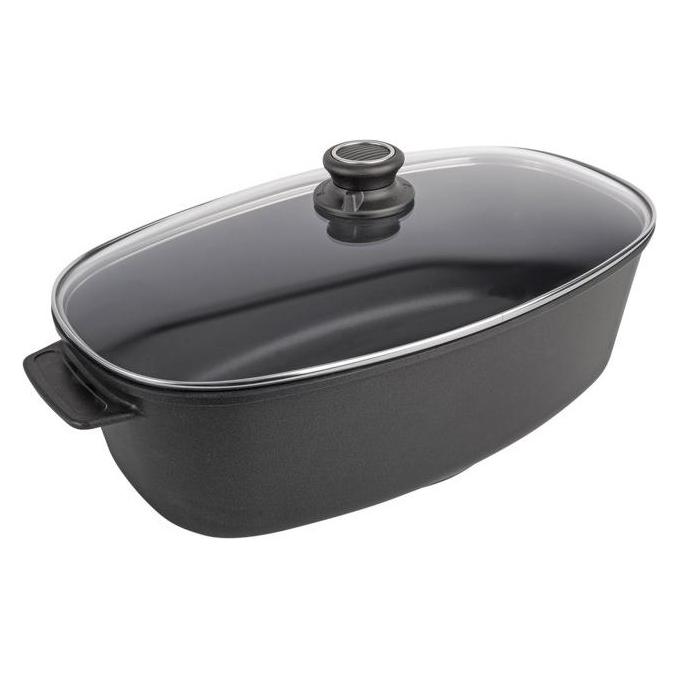 Gastrolux Bräter mit Glasdeckel Biotan 46x26x13 cm (Bräter + Schmortopf, Aluminiumguss) (900-141418.0135)
