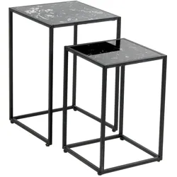 XORA Beistelltisch 2er-Set CALVIA - B/H/T ca. 33.00x50.00x33.00