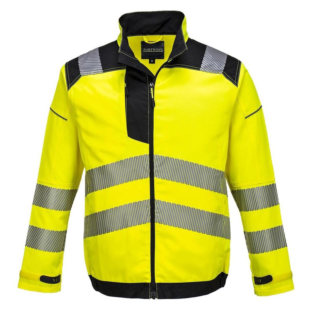 RS PRO Hi Vis Vision Jacket Yellow Size S (S) (1716826)