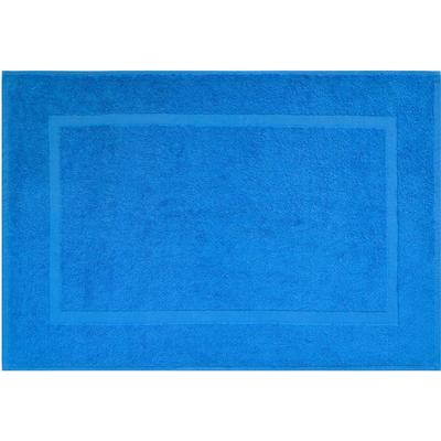 Badematte DYCKHOFF "Kristall" Gr. 20, blau, H:2mm, Baumwolle, Badematten, Badematte, 2er Set Hotelmatte
