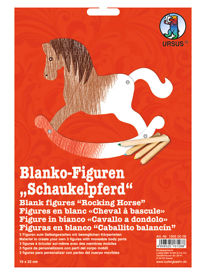 URSUS Figuren-Bastelset "Schaukelpferd" - onesize