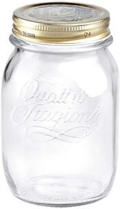 Bormioli Rocco Quattro Stagioni Canning Jar - Clear - 17 oz