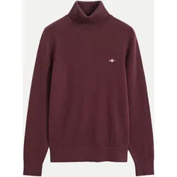 Rollkragenpullover aus Woll-Mix Mehrfarbig M