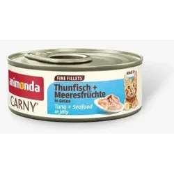animonda Feine Filets 60g-Dose Katzennassfutter Thunfisch & Meeresfrüchte 24 x 60g